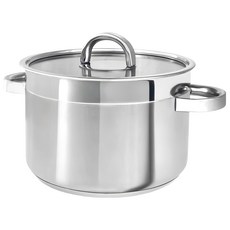 SILAMPOS 湯鍋 18cm 3L 18-10不鏽鋼 適用於瓦斯爐/電磁爐, 海洋深, 1個