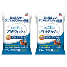 JOYPET 寵倍家 EARTH 過敏原粉塵擦拭巾 犬/貓用, 25張入, 日本原裝進口, 25張, 2包