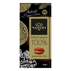 Vanini Products 100%醇黑巧克力 義大利原裝進口, 90g, 1片
