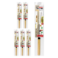 minono 米諾諾 304不鏽鋼伸縮燒烤叉, 6支, 銀色