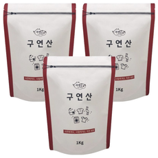 To The Nature 檸檬酸粉, 1kg, 環保清潔劑, 3包