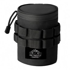 ISE MOUNT 小島嶼山 小款露營杯具戰術收納袋 600D牛津布 尺寸13.5x10cm, 顏色隨機, 1個