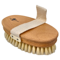 Braun Wettberg 珀薇 德國製白豚鬃沐浴清潔刷 (厚刷/按摩美容), 1個