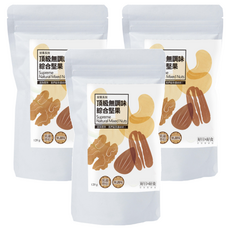 好日好食 好果系列 綜合堅果 120g 低溫控油 無調味 料理即食, 3包