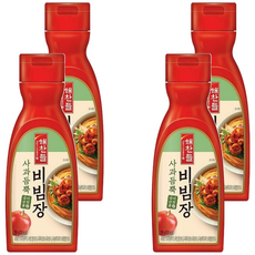 CJ Haechandle 韓式拌麵醬, 韓國原裝進口, 美味料理拌醬首選, 290g, 4瓶