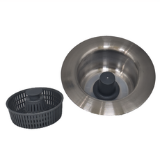 不鏽鋼彈跳廚房過濾水槽, 防臭過濾 適用99%下水器, 銀色, 1個