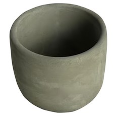 圓底水泥盆, 水泥灰, 1個