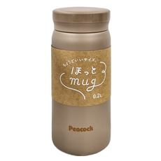 Peacock 日本孔雀 棕色 200ml 水壺, 1個