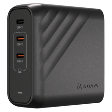 ADAM elements 亞果元素 OMNIA Pro 140 140W PD3.1 三孔 旅行萬用 急速充電器 黑色, 1個