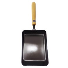 FREIZ 和平 日本製千歲系列木柄純鐵玉子燒鍋 14x18cm, 34.5cm, 1個