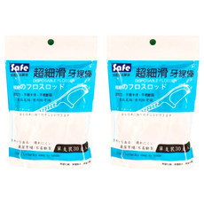 Safe 安適嚴選 超細滑牙線棒 單支裝, 30支, 2袋