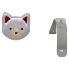 tails&me 尾巴與我 專屬配件 賓士 動物友善皮革 附贈皮革掛帶, 3.9 x 4cm, 粉紫色, 1個