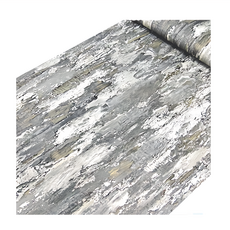 WA 防水自黏壁紙 PVC, 仿飾漆紋 灰色, 1捲