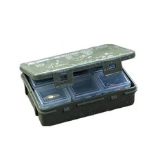 SHIMOYAMA pp收納盒帶內盒 軍綠色 11.6 x .5 x 3.1cm, 1入