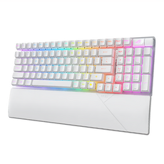 ASUS 華碩 REPUBLIC OF GAMERS ROG Strix Scope II 96 Wireless 無線電競鍵盤, 白色, 青軸