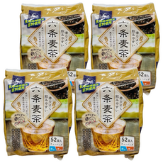 福玉 六條麥茶 東海地域限定原料使用, 4袋, 52包, 7g