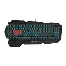 A4TECH 雙飛燕 bloodY 血手幽靈 電競鍵盤, 黑色, 8光軸, B318