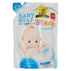 COW STYLE 牛乳石鹼 嬰幼兒全身泡泡沐浴乳補充包 無香, 350ml, 1包