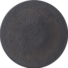 Modernz 圓形簡約摩登盤子, 黑色, 1個