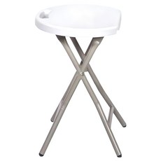 BALF 琦晟傢俱 摺疊凳子 SN-D33 33 x 30 x 45cm 摺疊67 x 30 x 45cm, 白色 + 灰色, 1.875kg, 1個