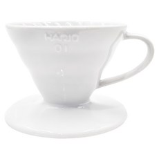 HARIO 好璃奧 V60白色01磁石濾杯, VDCR-01-W 白色, 1個, 1~2杯