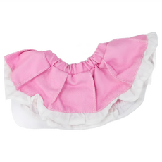 Mother garden Usamomochan 萌兔桃桃 更衣配件 荷葉邊裙 22cm 專用 S, 粉色, 1入