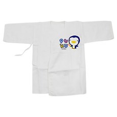 PUKU 藍色企鵝 紗布肚衣 100%棉(紗布) 台灣製造, 50cm, 白色, 1件