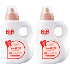 B&B 嬰兒衣物柔軟精 茉莉玫瑰, 1.5L, 2入