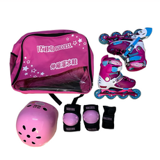 SUCCESS 成功 平花溜冰鞋套裝 紅色 19-21cm, M, 1組