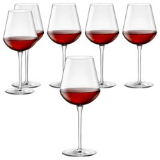 Bormioli Rocco InAlto UNO 強化無鉛水晶紅酒杯, 560ml, 6個