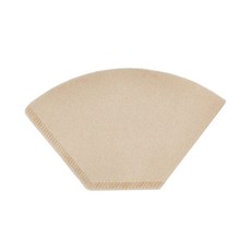 CAFEC ABACA 麻纖維梯形濾紙 1-2杯份 棕色, 100張, 1包