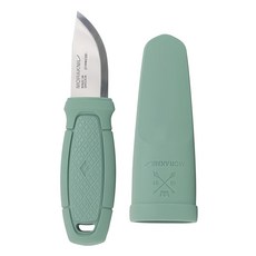 Morakniv 瑞典莫拉刀輕型短直刀eldris lightduty不鏽鋼5.9cm刃長附刀鞘, 薄荷綠, 1支