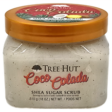 Tree Hut 樹上小屋 乳油木蜜糖身體磨砂膏 Coco Colada, 510g, 去角質保濕, 1件