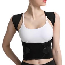 bebehome 可調節防駝姿勢訓練帶 黑色 XL 號，改善駝背、調整姿勢，舒適透氣, 1個