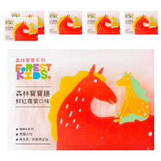 FOREST NOODLES 森林寶寶麵 鮮紅蘿蔔口味, 適合7個月以上寶寶, 100%食材, 無鹽無添加, 320g, 6盒