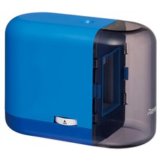 Raymay 藤井 電動智能削筆器, 可調筆芯長短, 藍色, 1台