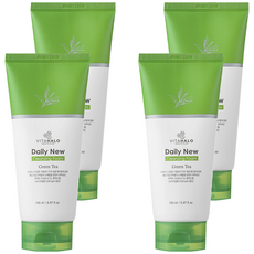 VITAHALO 濟州綠茶洗面乳, 150ml x 2ea, 綠茶精華, 打造緊緻乾淨的肌膚, 4條