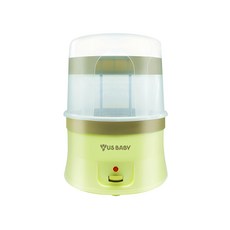 US baby 優生 全自動蒸氣式奶瓶消毒鍋,高溫殺菌,One Touch一次OK, TM-712, 米白色