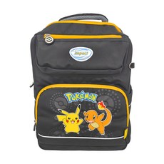 impact 怡寶 寶可夢 經典學院 高效紓壓背心式書包, 黑色, 38 x 12 x 27cm