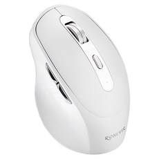 RONEVER 人體工學 Dual-Mode Wireless 滑鼠 白色 1600 DPI SYS009 靜音