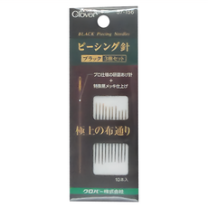 Clover 可樂牌 接縫針 BLACK Piercing Needles 黑色 3個套裝, 1組, 長 + 中 + 短