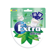Extra 益齒達 薄荷脆皮魔立方無糖口香糖, 57.2g, 1包