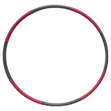 EDISH 八節可拆呼拉圈, PVC材質, 粉灰色, 總長度95cm, 1組, 1.1kg