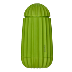 PUSH! 自動按壓式牙籤筒 食品級PP材質, 綠色, 1個