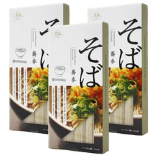 玉民 台灣黃金蕎麥麵 日式直麵, 自然栽培無農藥, 無防腐劑, 無人工色素, 古老手工日曬, 400g, 3盒