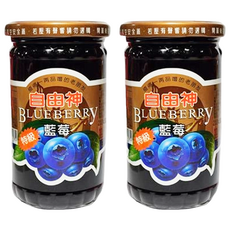 自由神 特級藍莓果醬 台灣產, 400g, 2罐