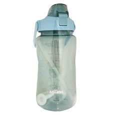 GOZENBO 御膳坊 晶瓚 提攜大容量運動水壺, 1500ml, 1個, 藍色