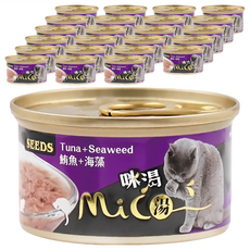 惜時 Mico 咪渴機能貓湯罐, 鮪魚 + 海藻, 85g, 24罐