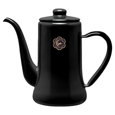 月兔印 Slim Pot 1.2L 琺瑯手沖壺, 時尚黑, 1個