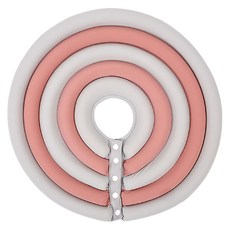 寵物頭套, 灰色 + 粉色, 1個